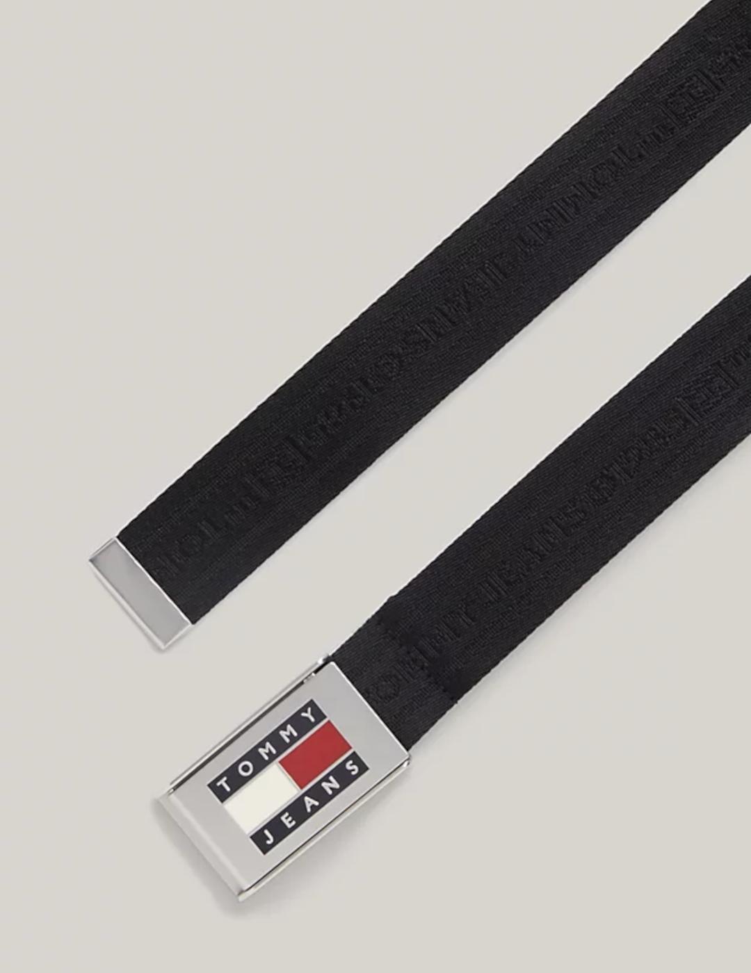TOMMY CINTURÓN HEBILLA NEGRO