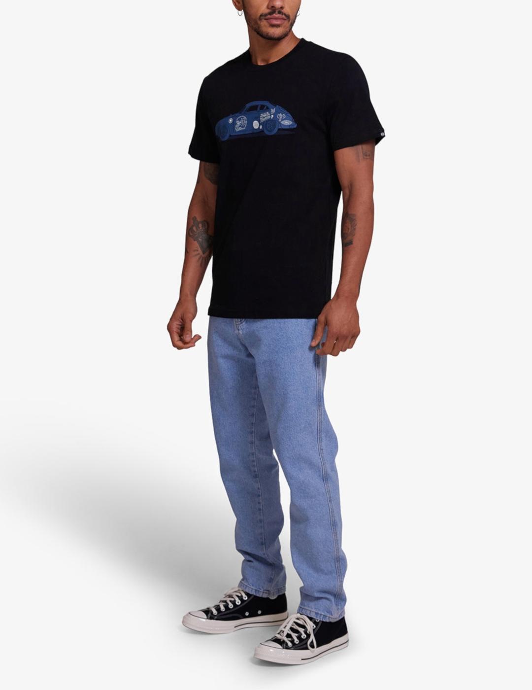 DEUS CAMISETA PORSCHE NEGRA