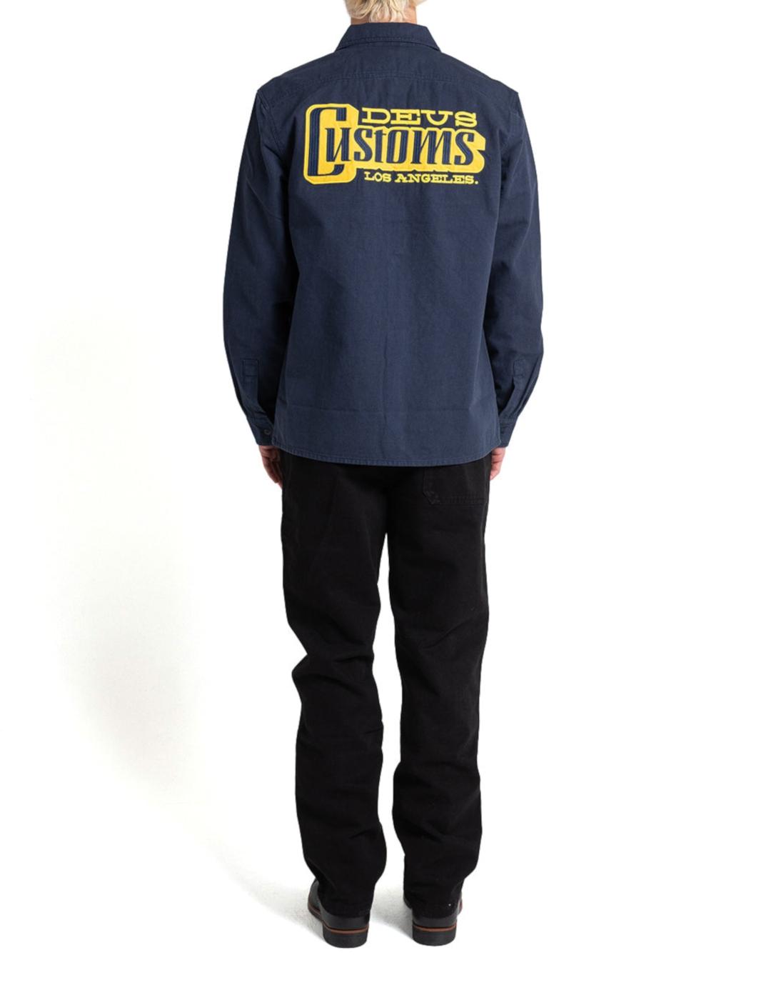 DEUS CAMISA STRIPES MOOD INDIGO