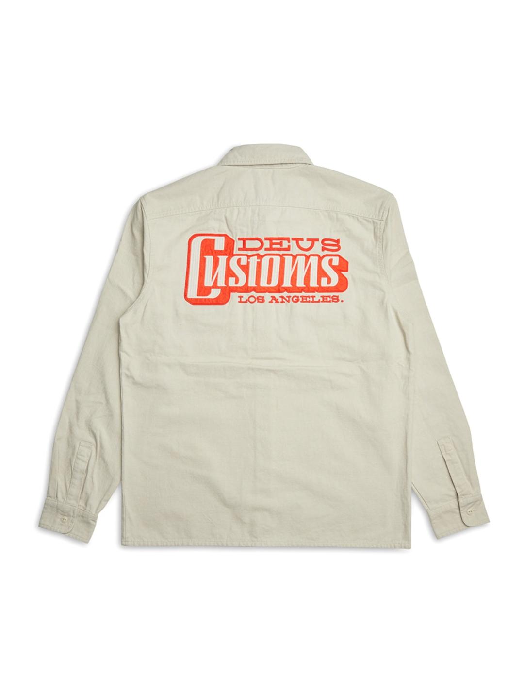 DEUS CAMISA STRIPES DIRTY WH