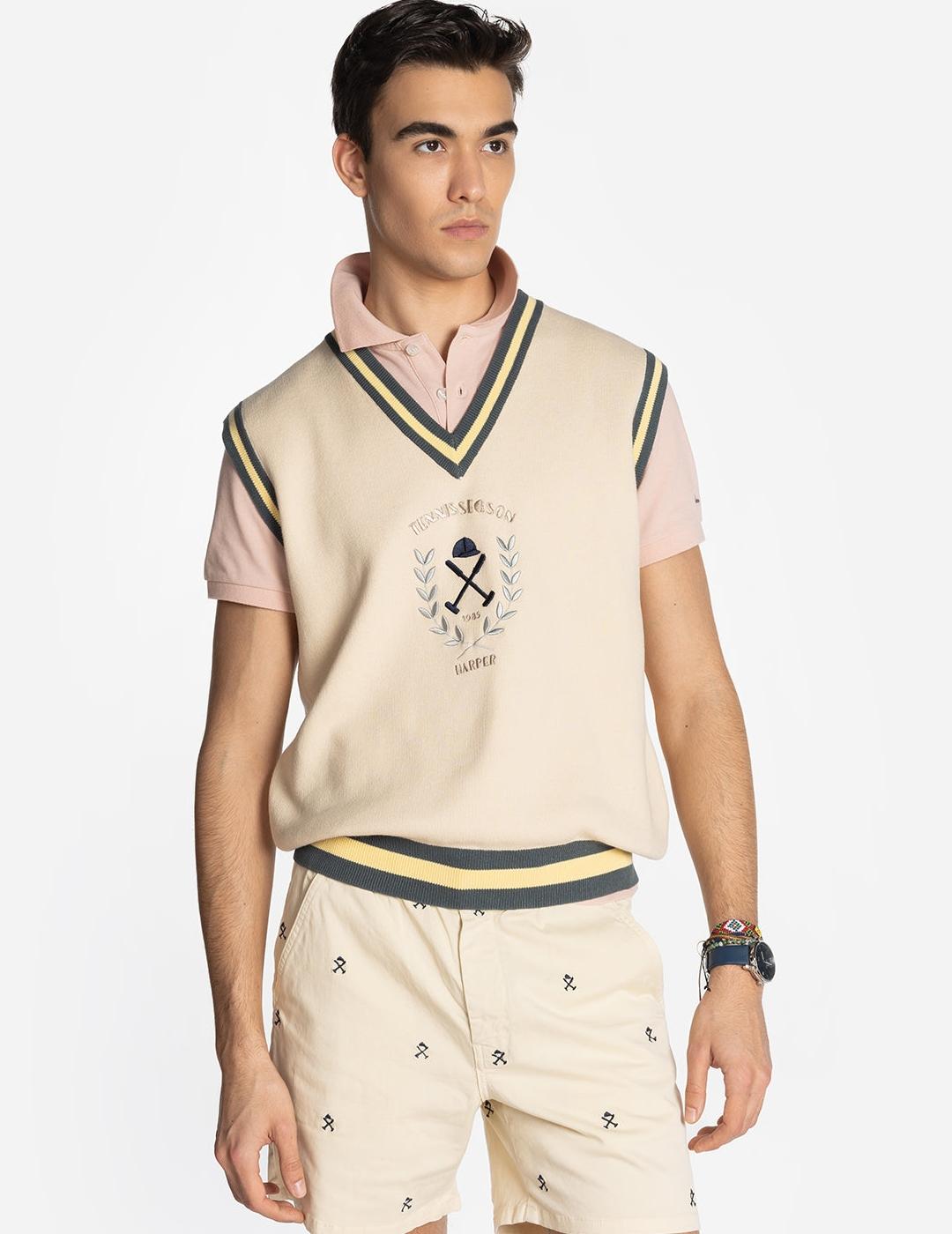 HARPER JERSEY PREPPY RAW CUELLO PICO