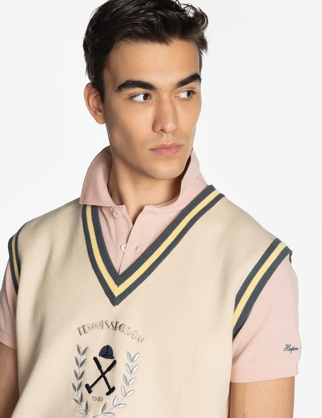 HARPER JERSEY PREPPY RAW CUELLO PICO