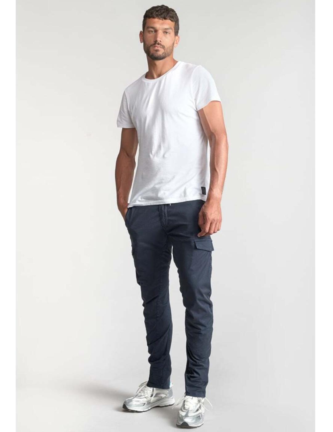 LE TEMPS PANTALÓN AZUL VELAUX