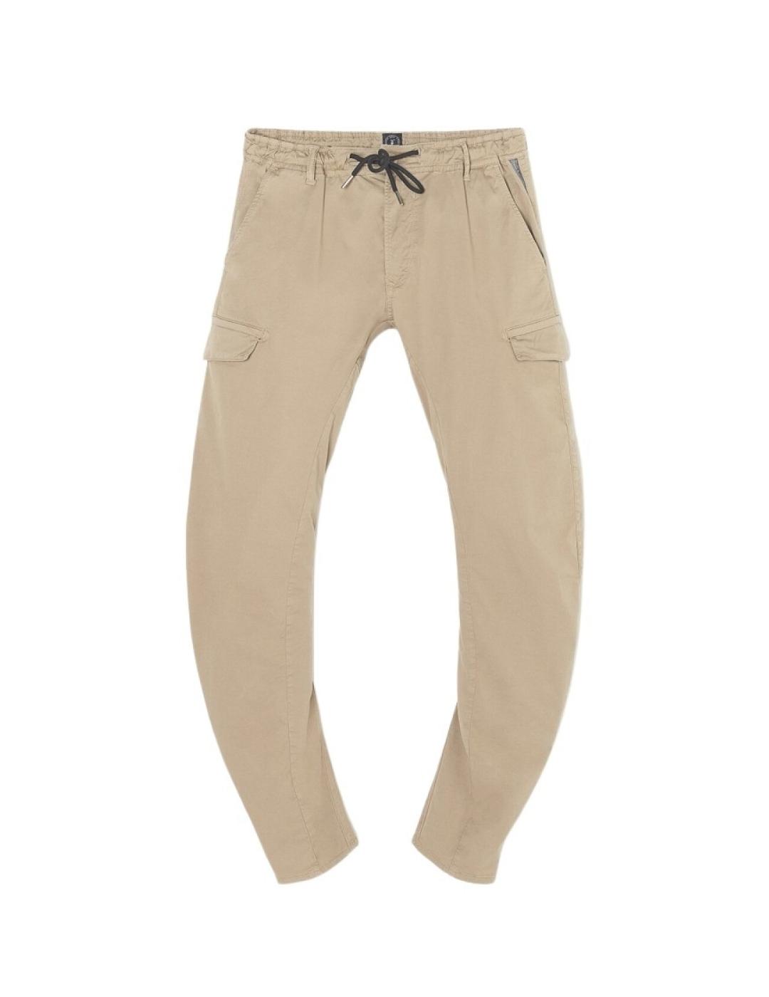 LE TEMPS PANTALÓN BEIGE VELAUX