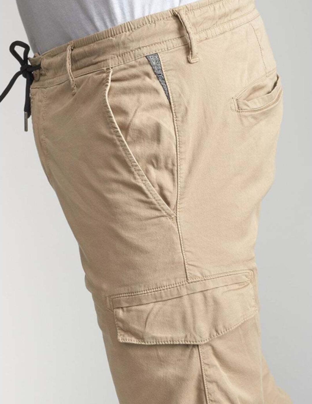 LE TEMPS PANTALÓN BEIGE VELAUX