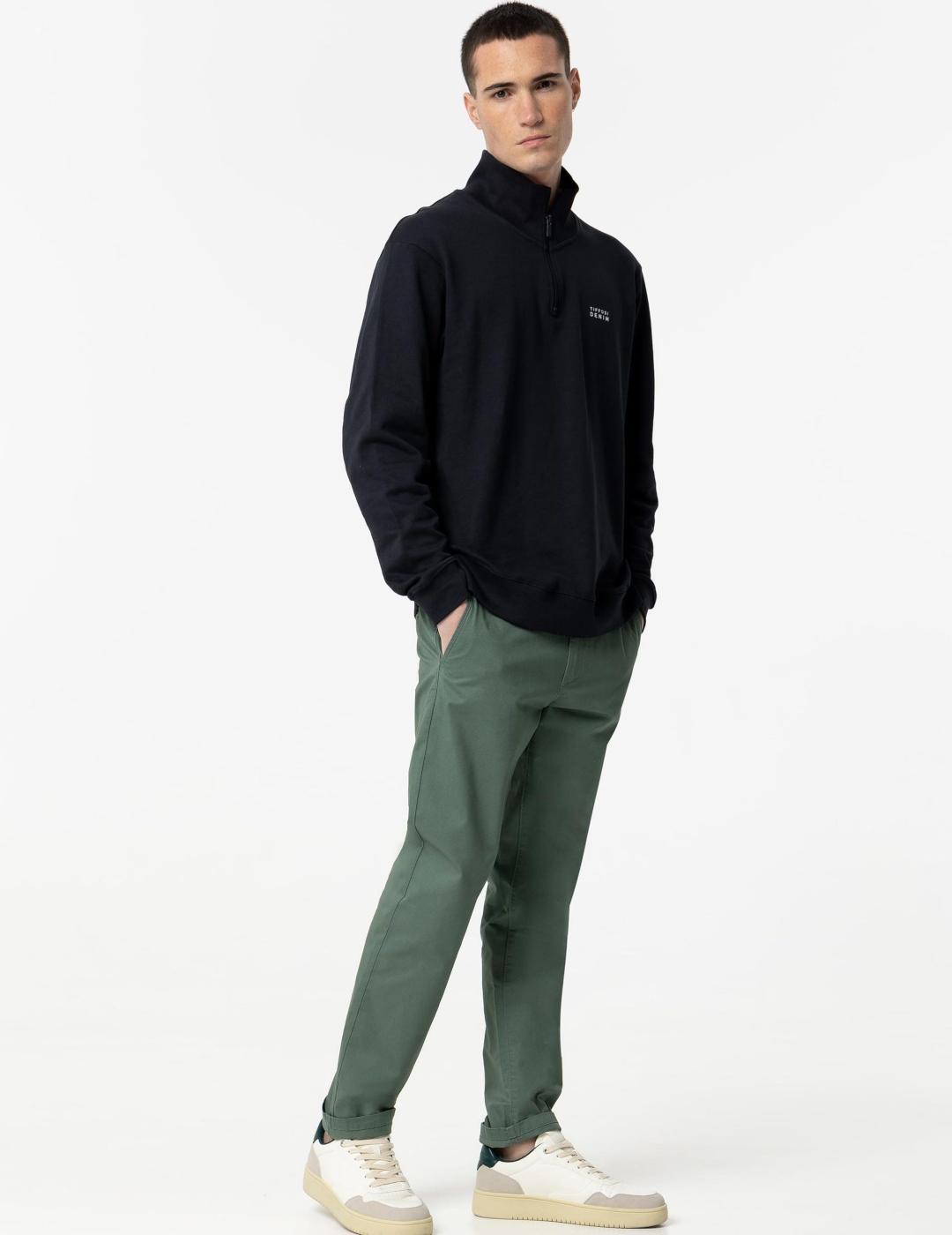 TIFFOSI CHINO H37 VERDE TAPERED