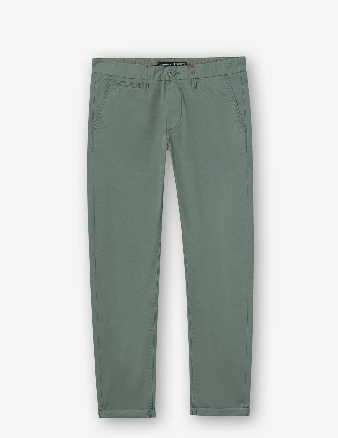 TIFFOSI CHINO H37 VERDE TAPERED