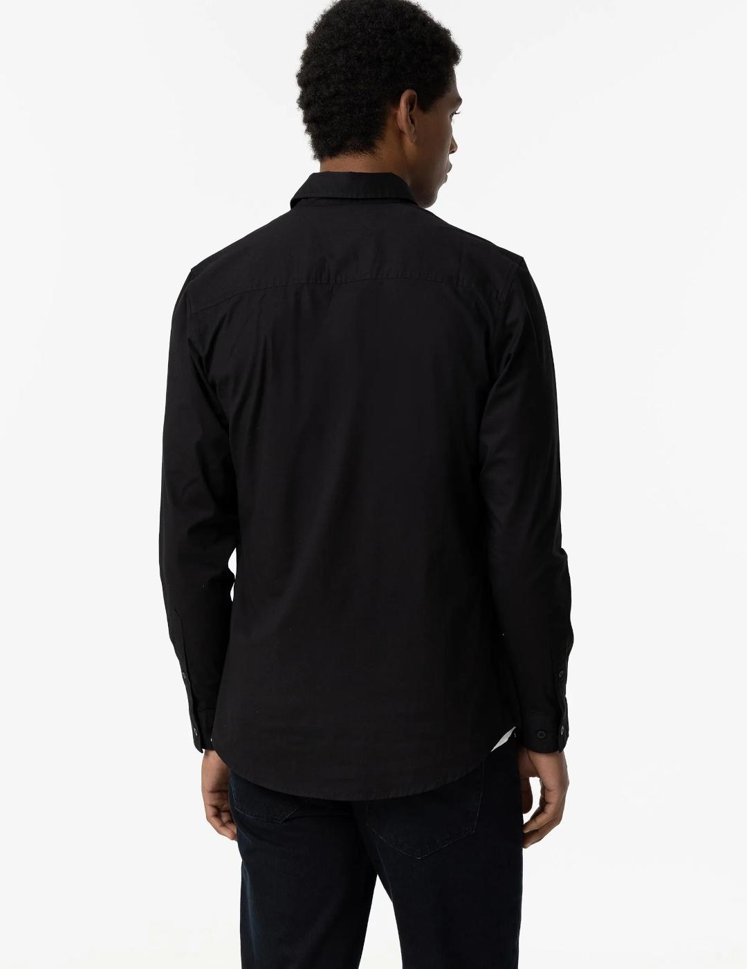 TIFFOSI CAMISA NEGRA CURT
