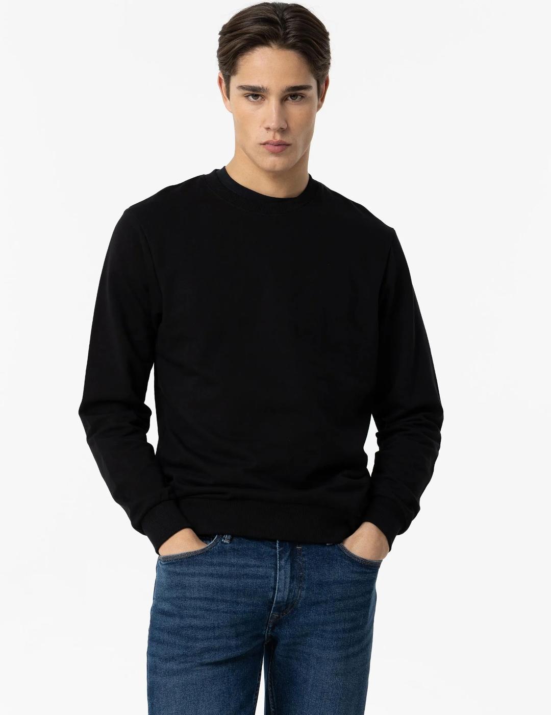 TIFFOSI SUDADERA NEGRA STEF