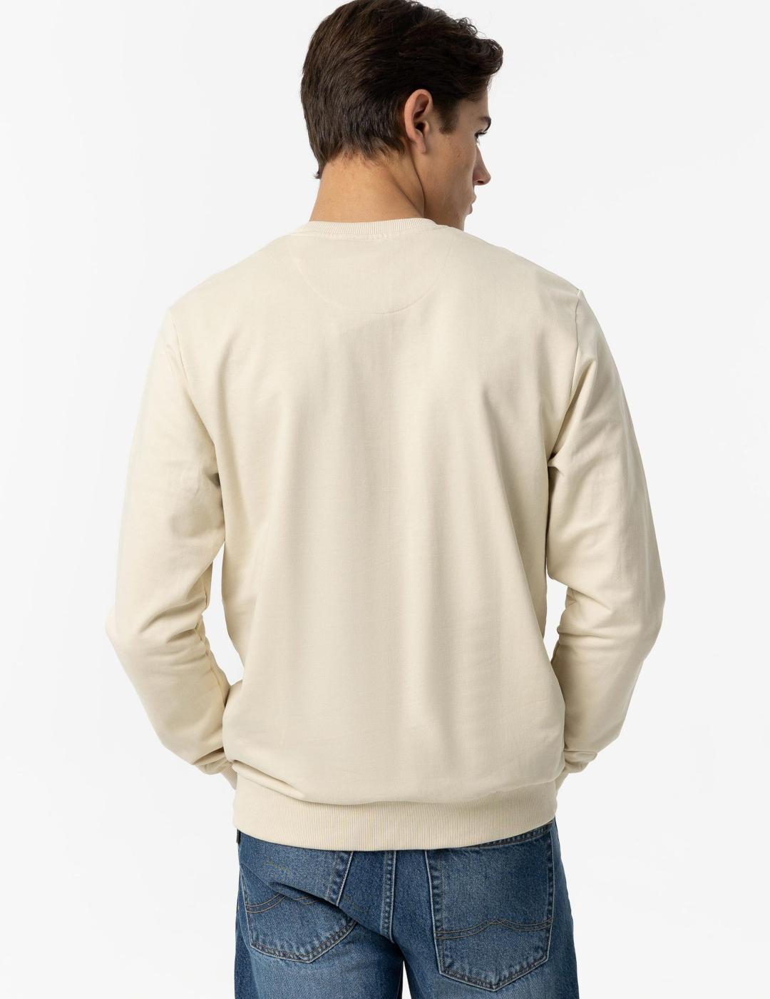 TIFFOSI SUDADERA BEIGE STEF