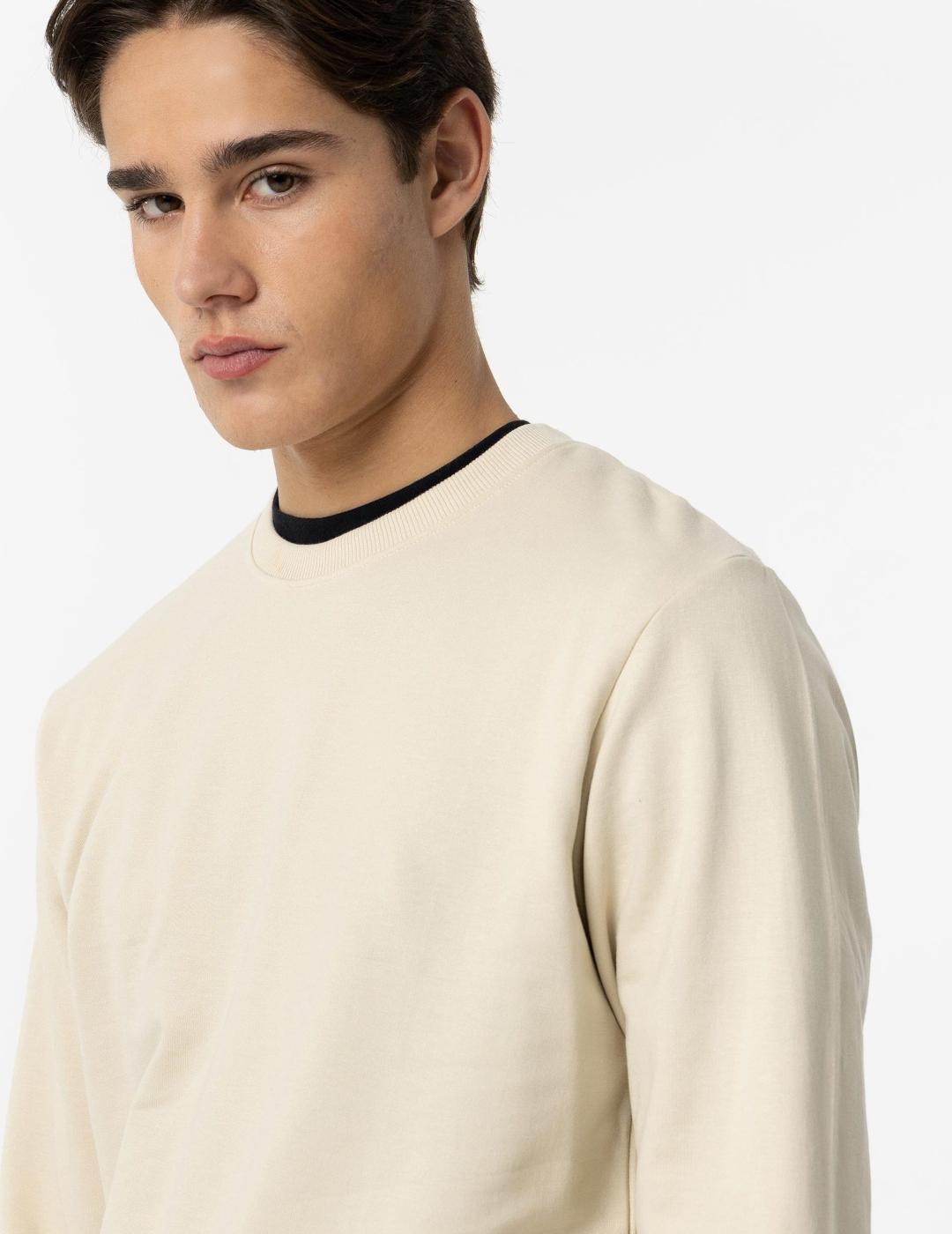 TIFFOSI SUDADERA BEIGE STEF