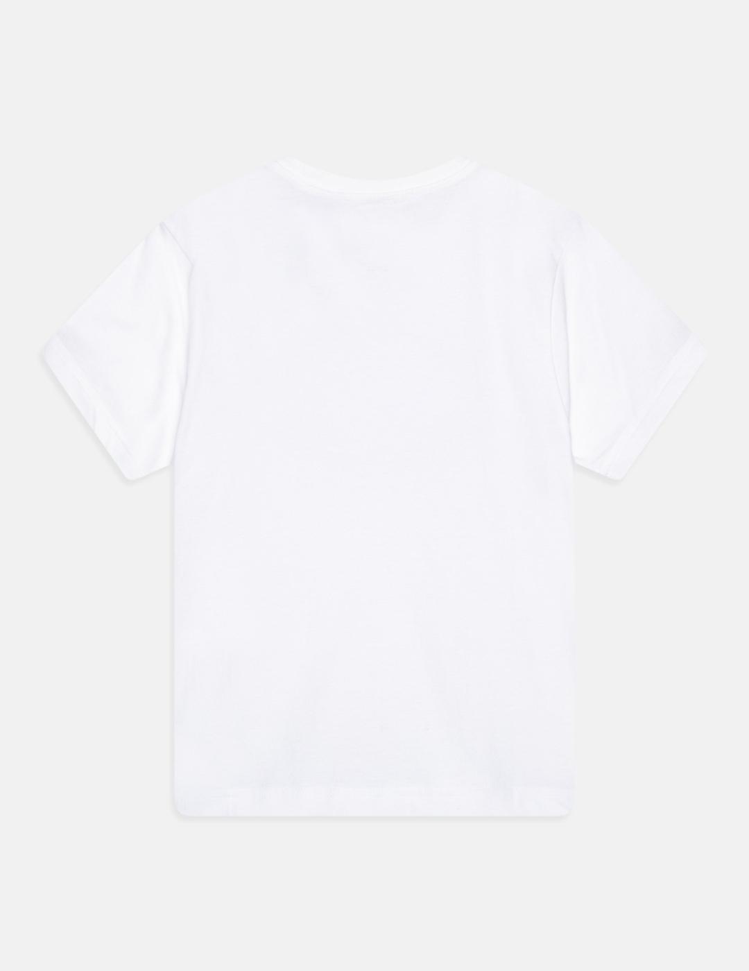 Camiseta Dickies blanca para niños: estilo clásico y durabilidad.