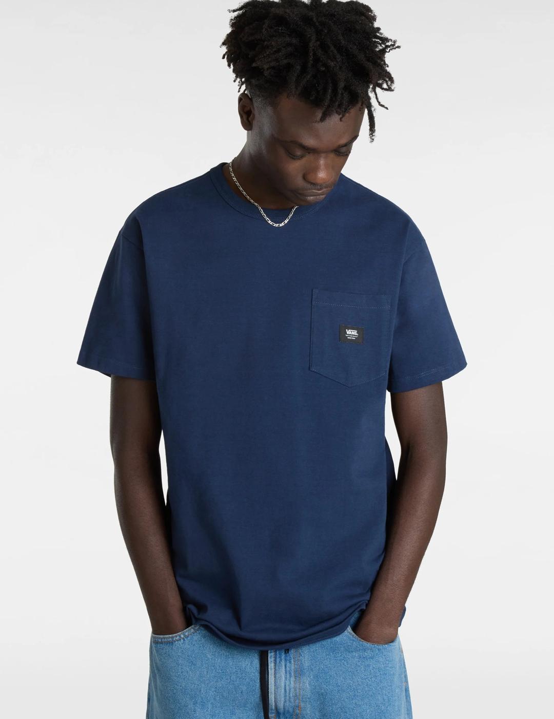 VANS CAMISETA POCKET DRESS BLUE