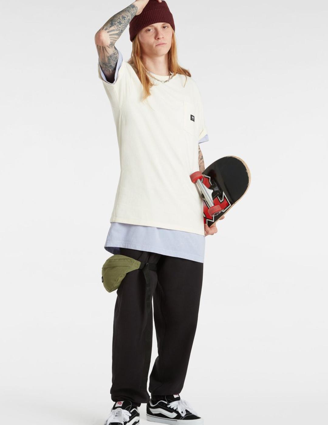 VANS CAMISETA POCKET ANTIQUE WHITE