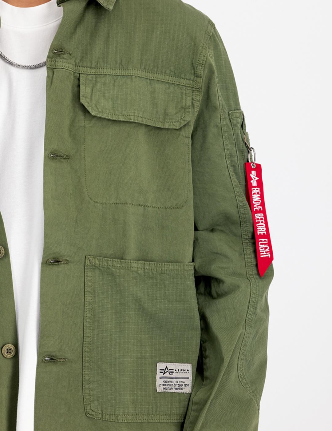 ALPHA OVERSHIRT COLOR BLOCK