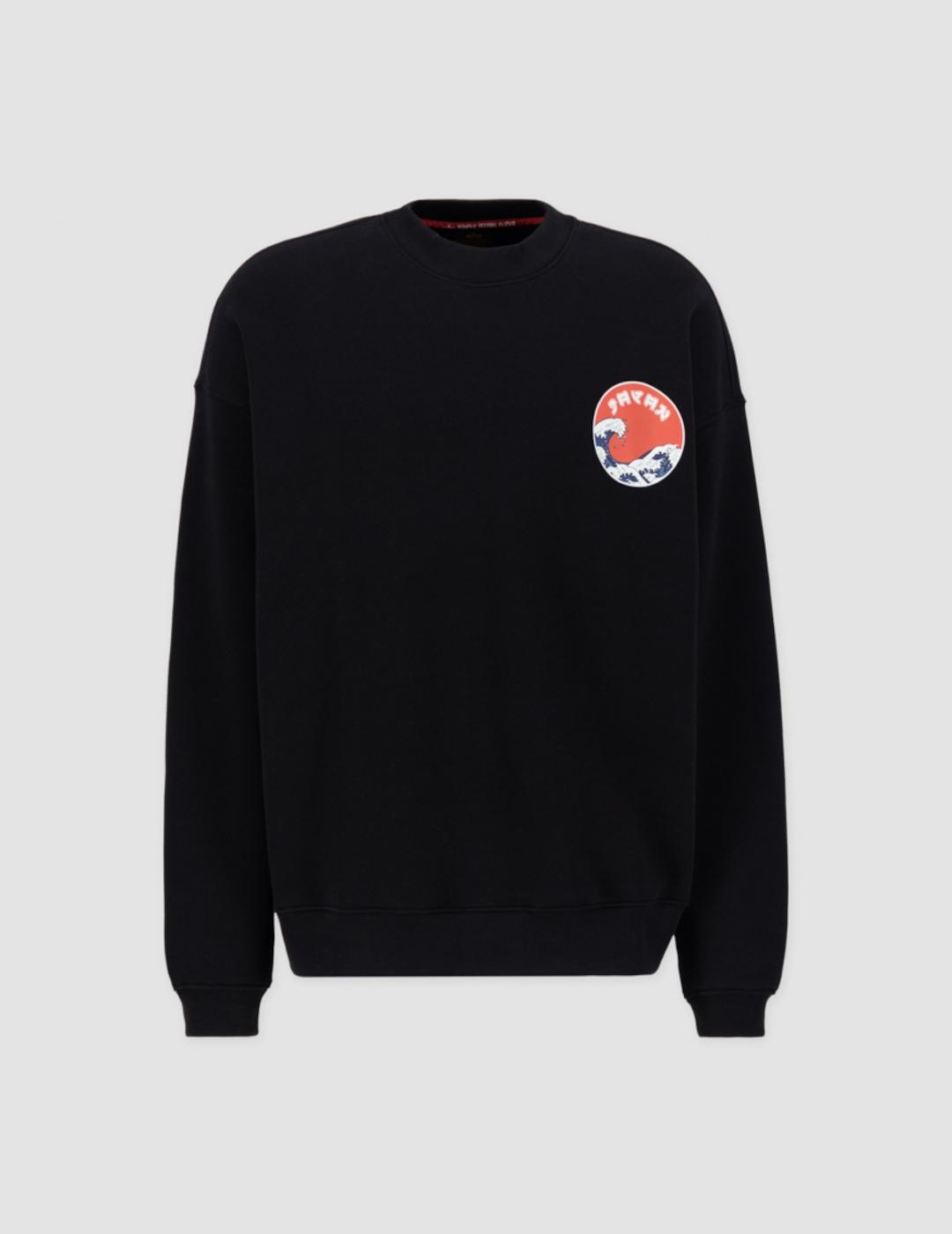 ALPHA SUDADERA JAPAN NEGRA WARRIOR