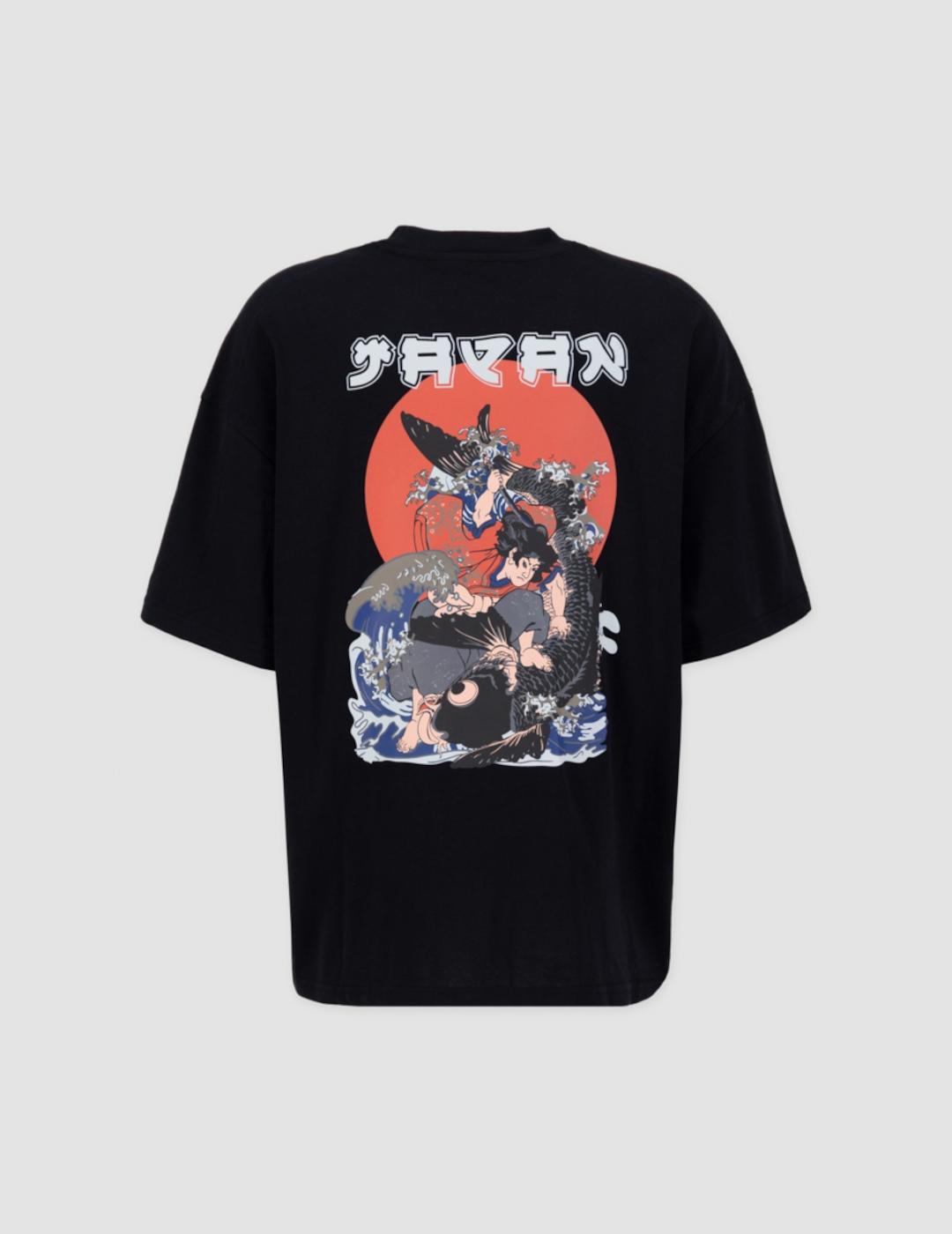 ALPHA CAMISETA NEGRA WAVE WARRIOR