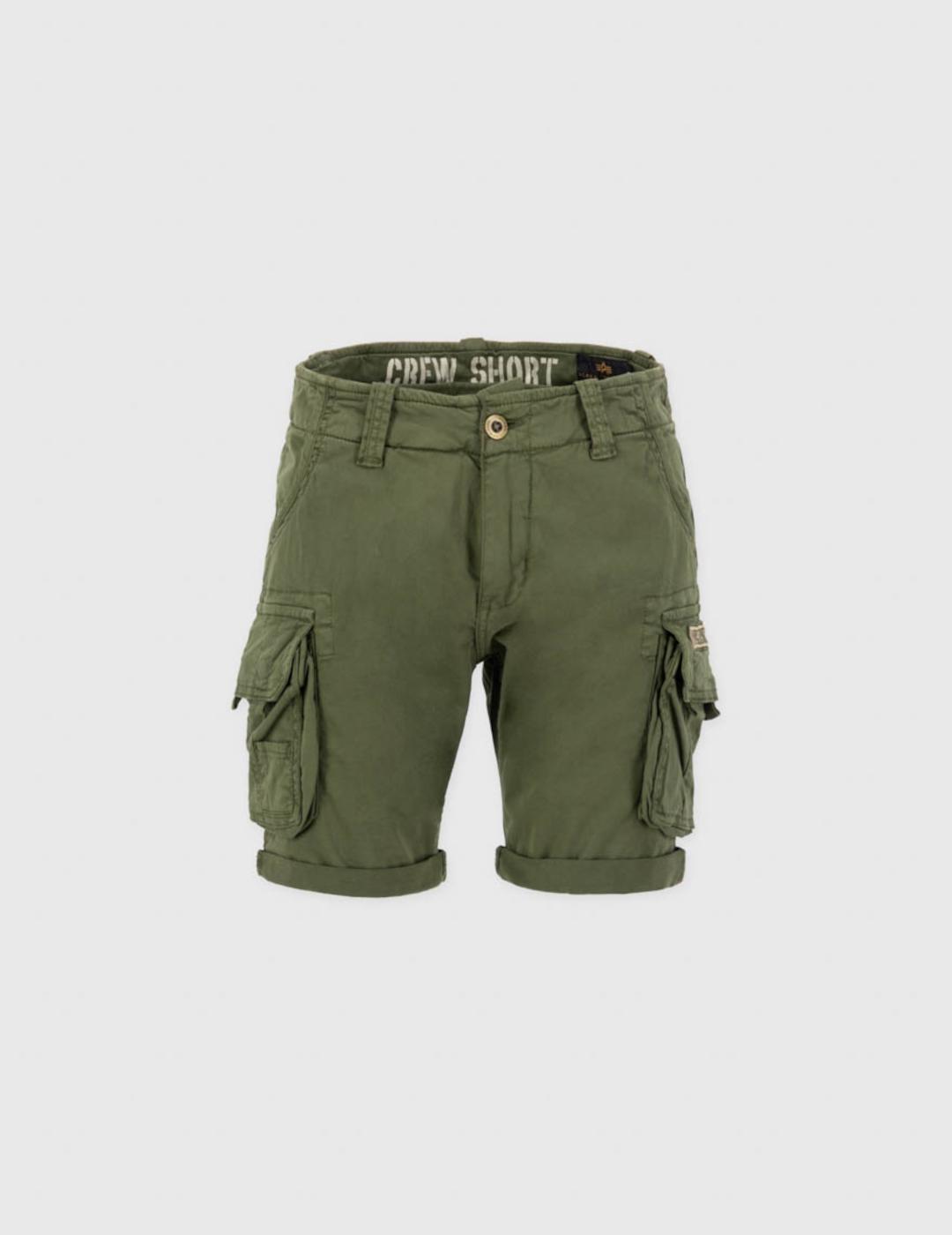 ALPHA BERMUDA CREW DARK OLIVE