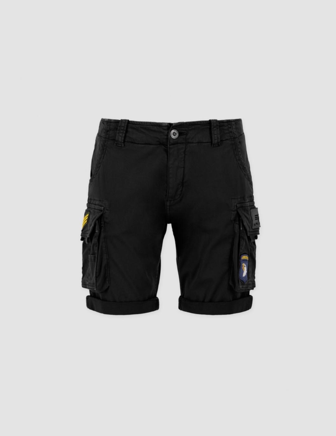 ALPHA BERMUDA PATCH BLACK