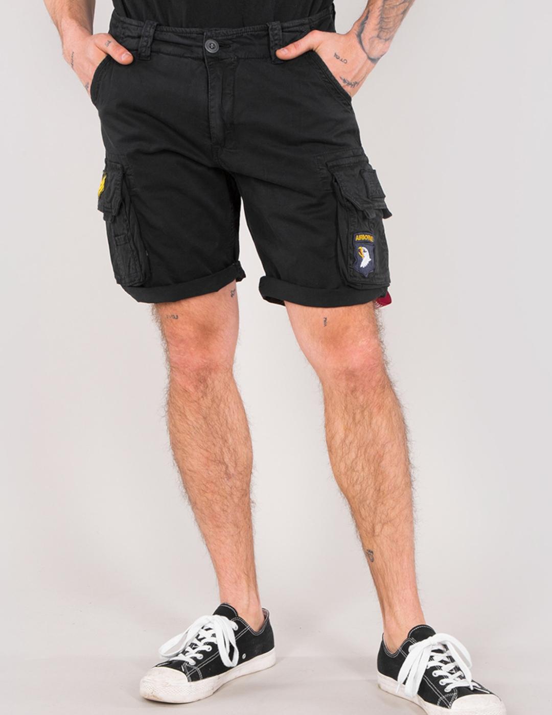 ALPHA BERMUDA PATCH BLACK