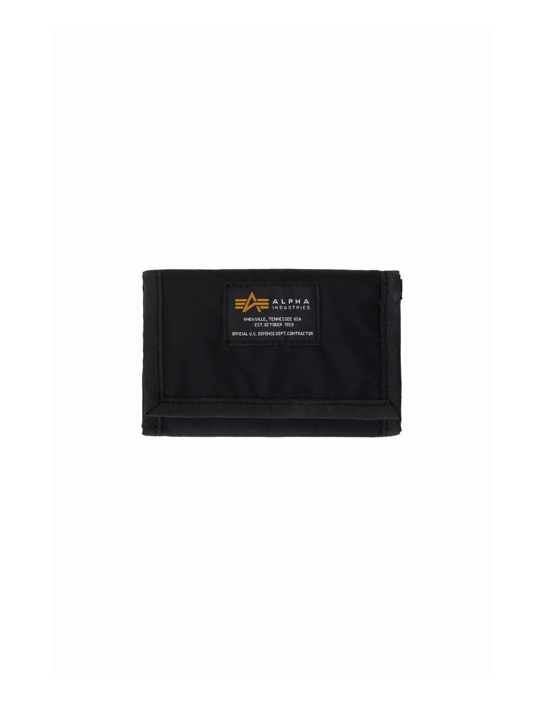ALPHA CREW WALLET II BLACK