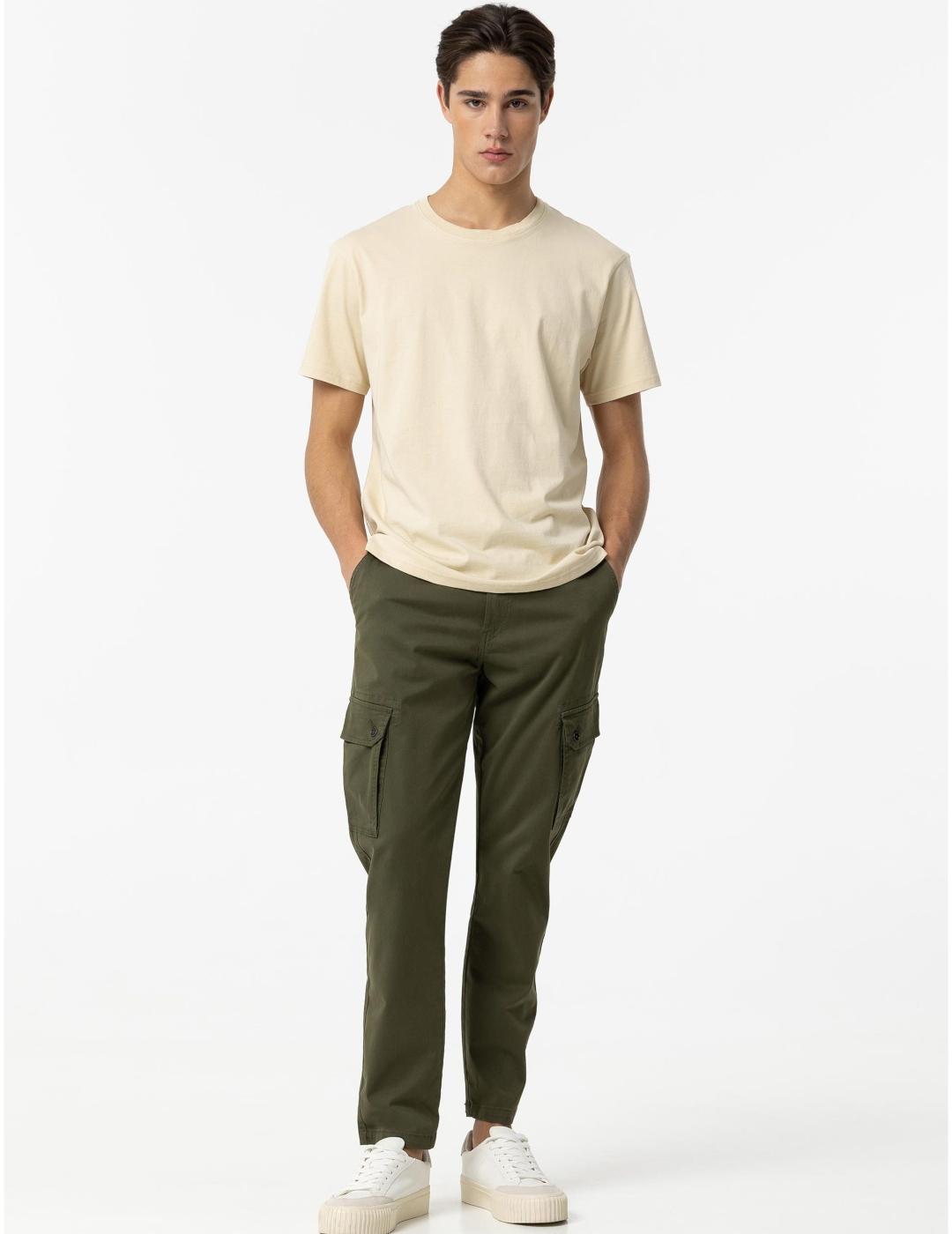 TIFFOSI CHINO CARGO COMFORT VERDE