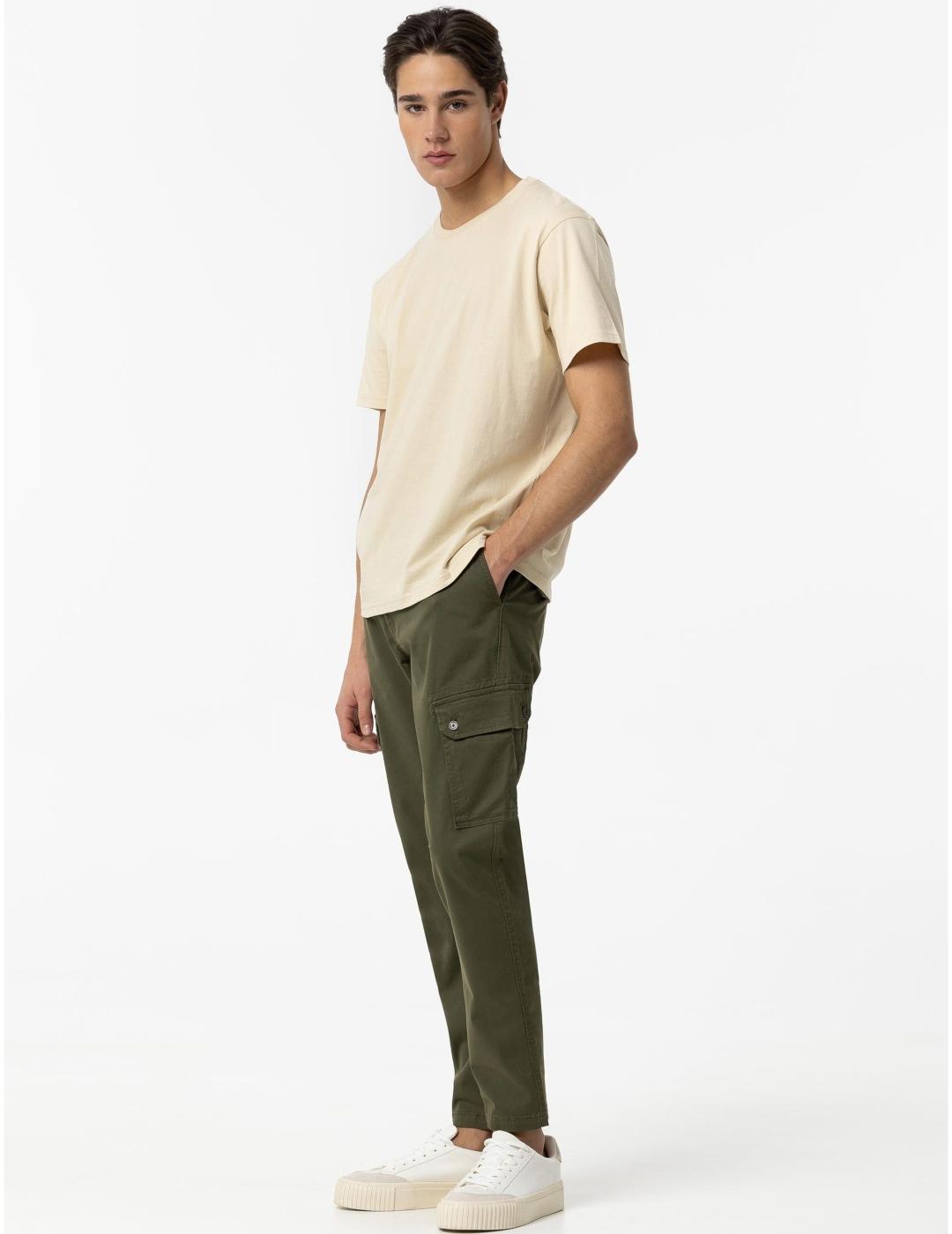 TIFFOSI CHINO CARGO COMFORT VERDE