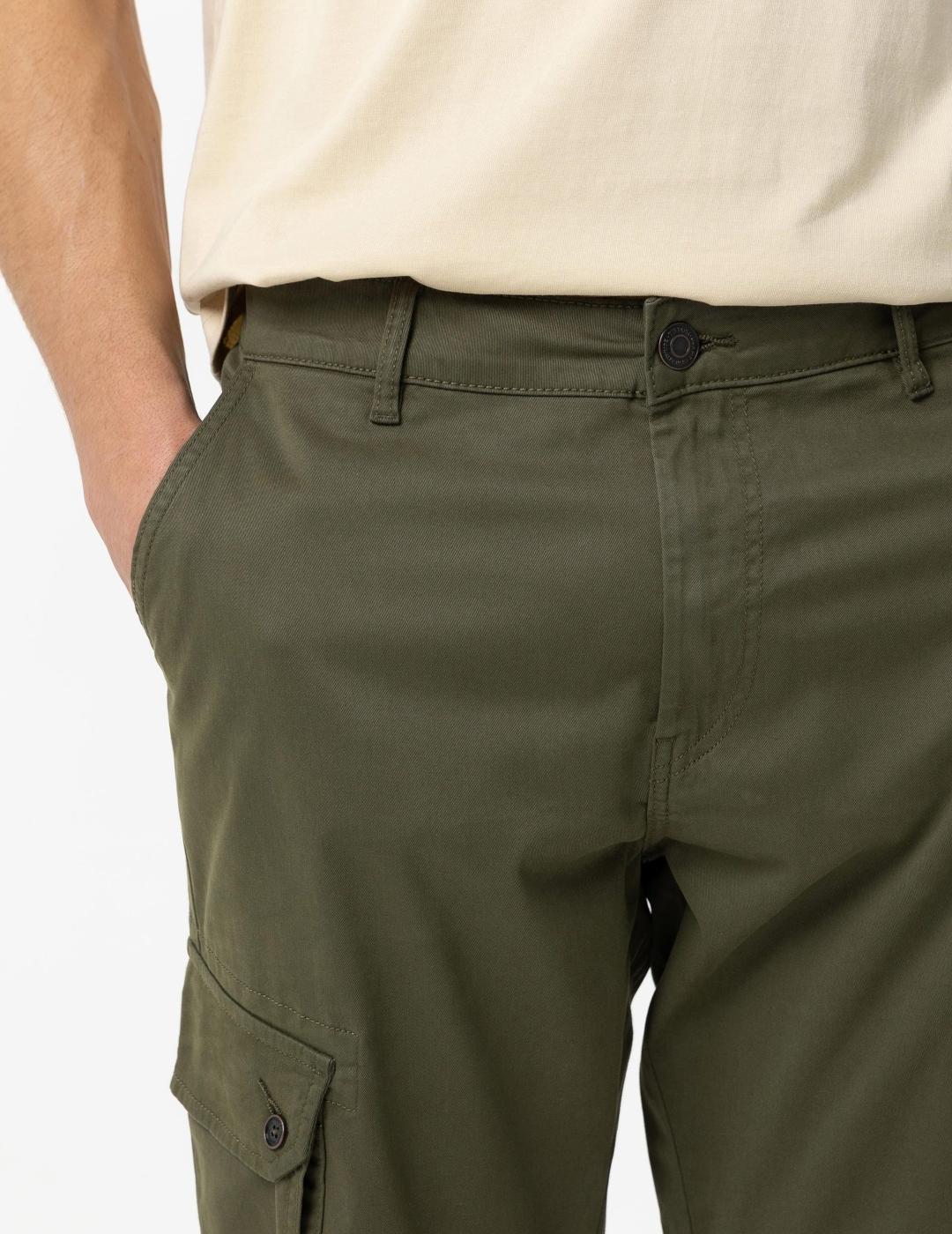 TIFFOSI CHINO CARGO COMFORT VERDE