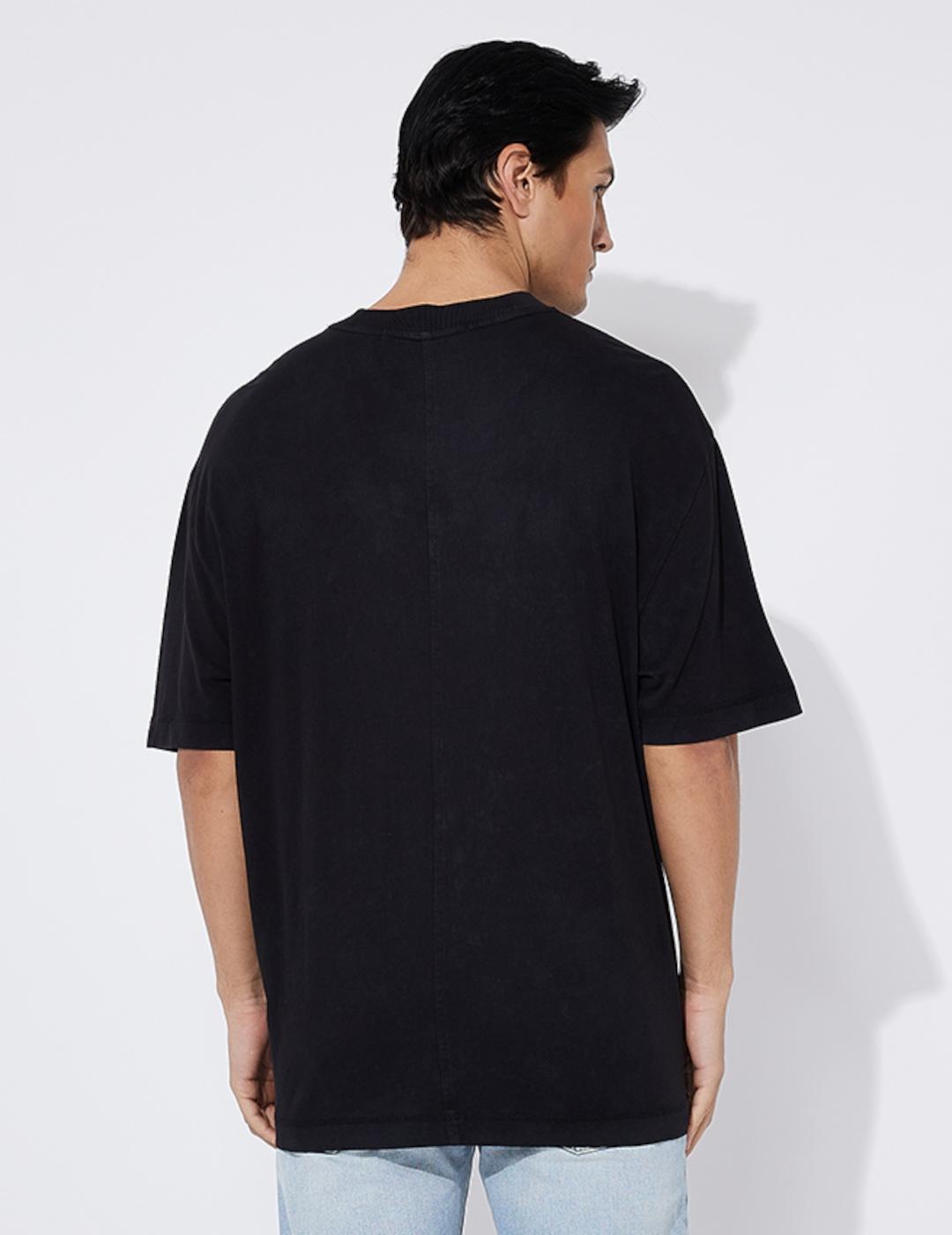 CALVIN KLEIN CAMISETA MONOLOGO NEGRO