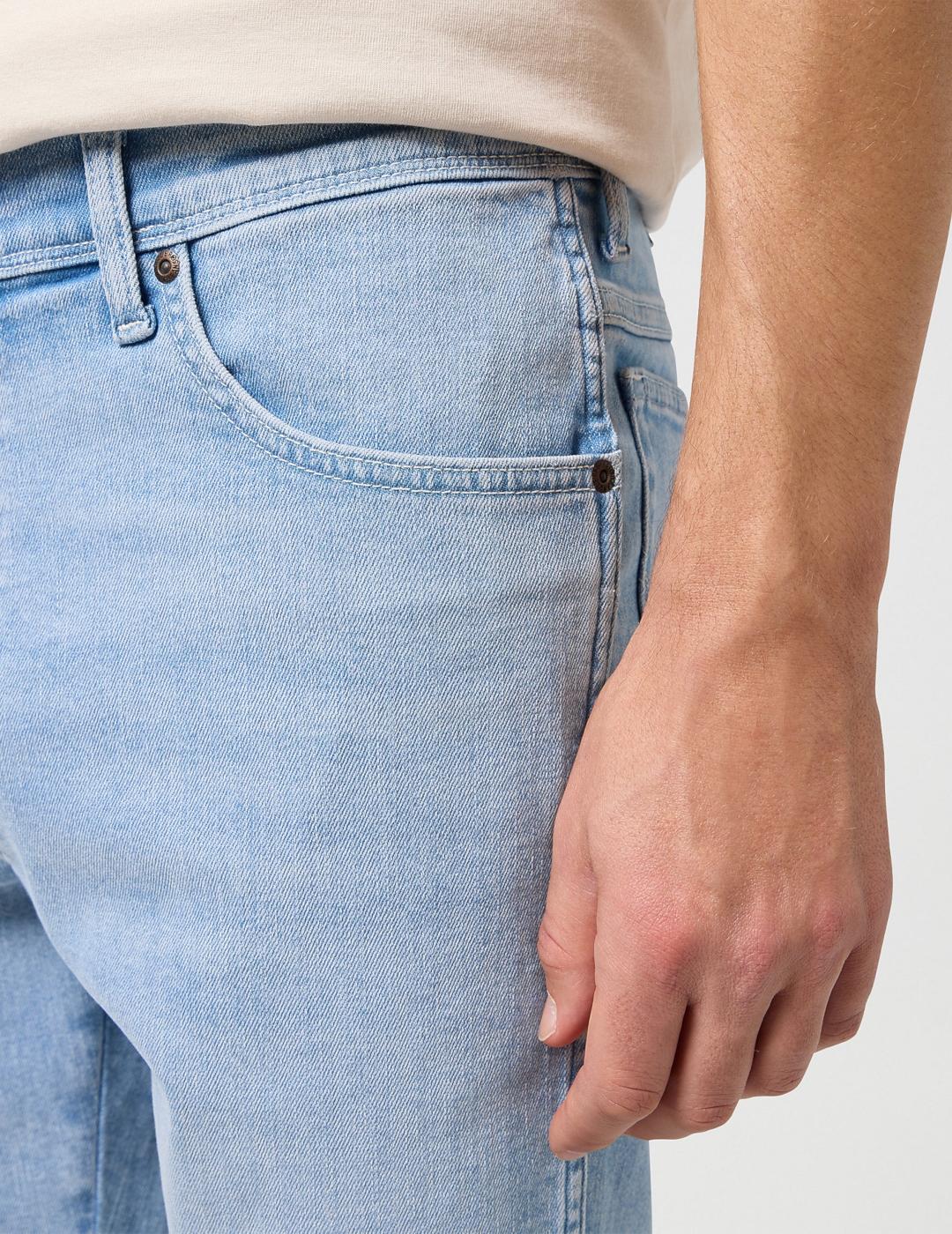 WRANGLER BERMUDA DENIM TEXAS WHISPER BLUE