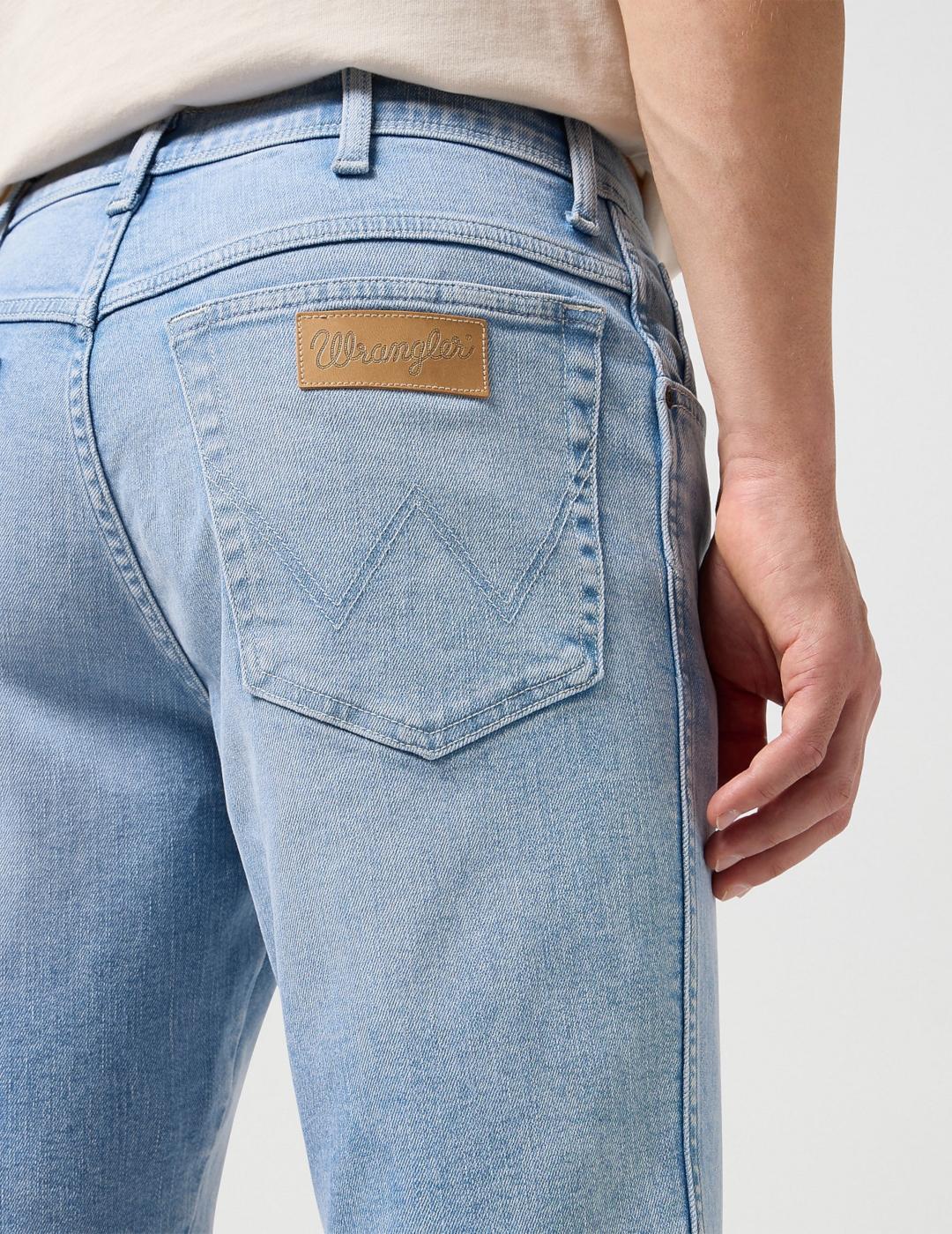 WRANGLER BERMUDA DENIM TEXAS WHISPER BLUE