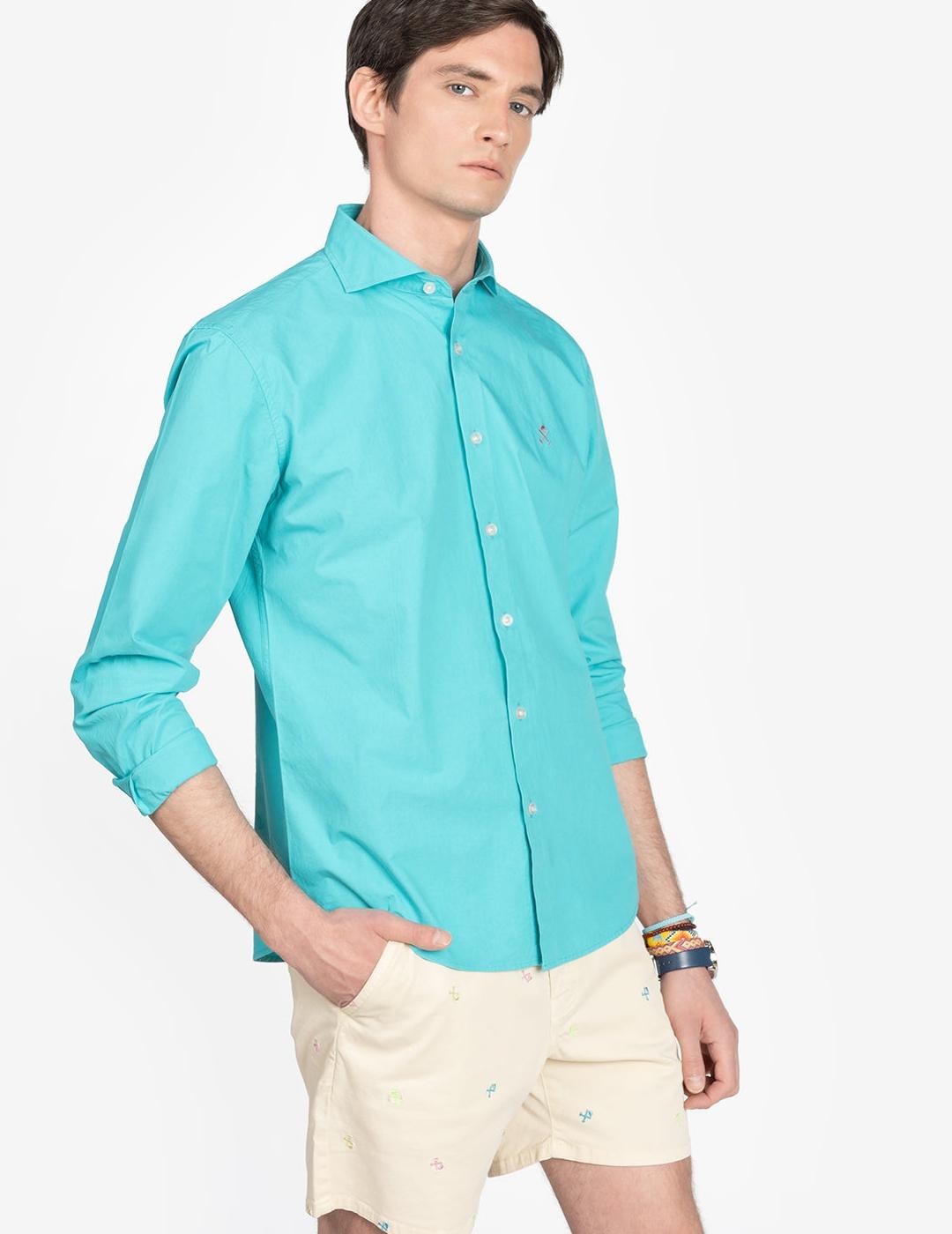 HARPER CAMISA CERDEÑA TURQUESA