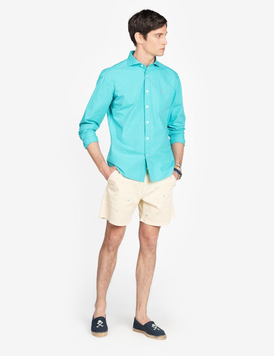 HARPER CAMISA CERDEÑA TURQUESA