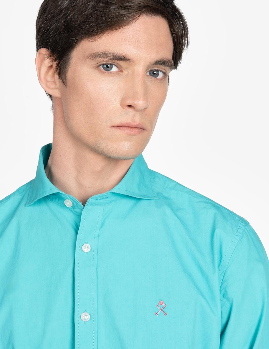 HARPER CAMISA CERDEÑA TURQUESA