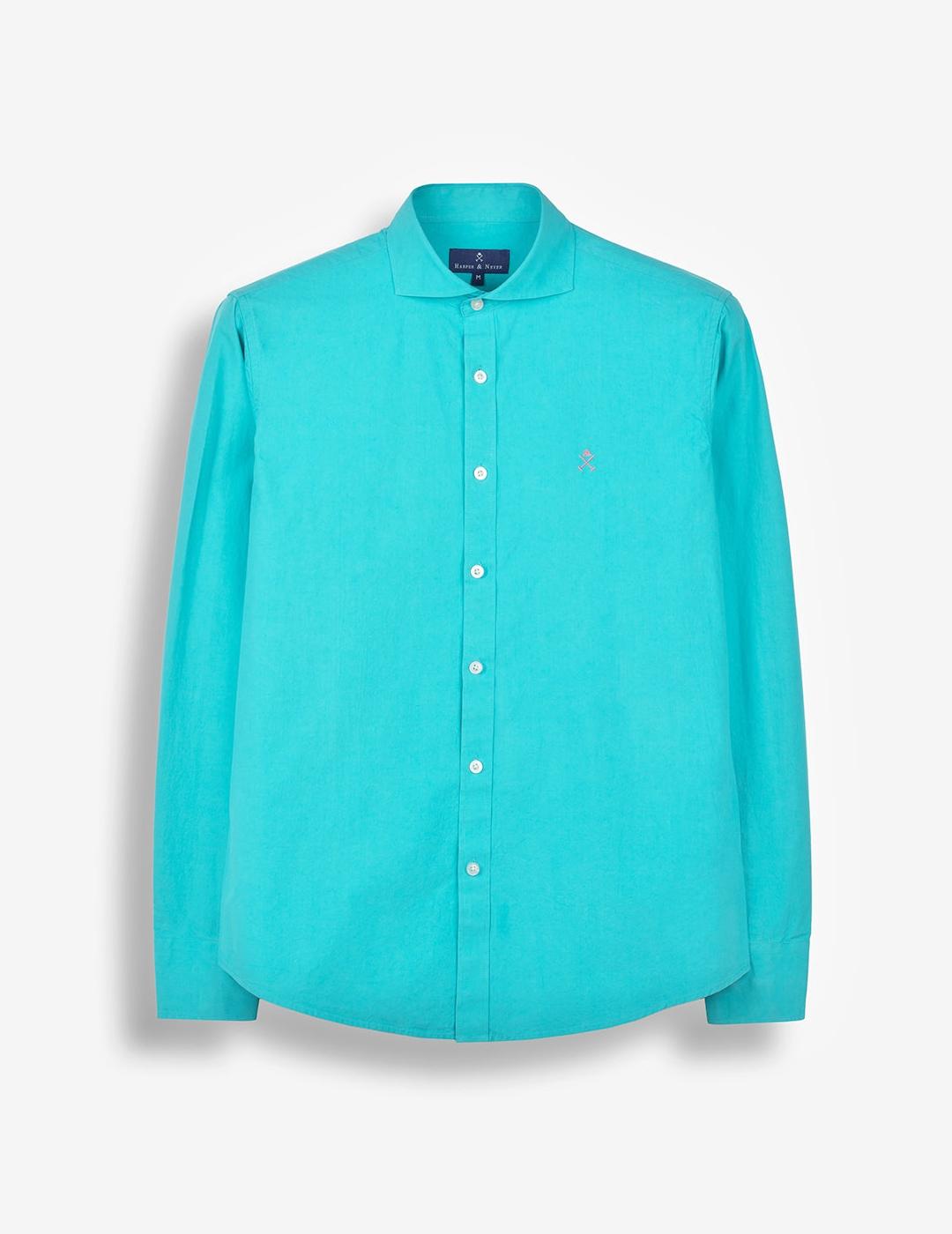 HARPER CAMISA CERDEÑA TURQUESA