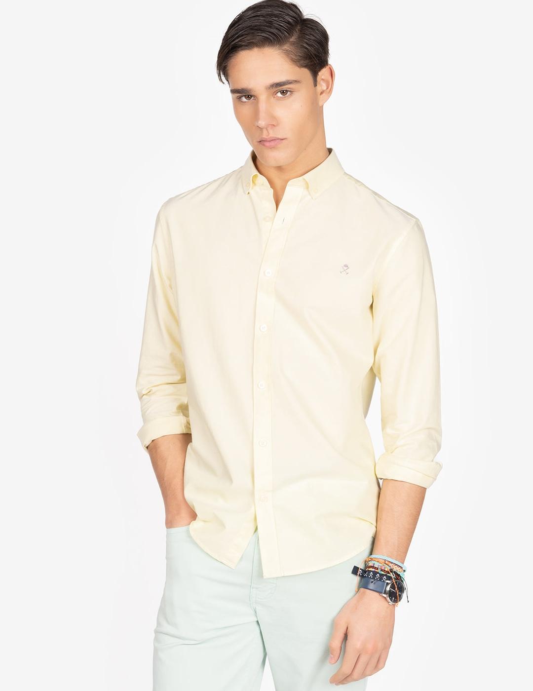 HARPER CAMISA AMARILLO OXFORD COLOURS