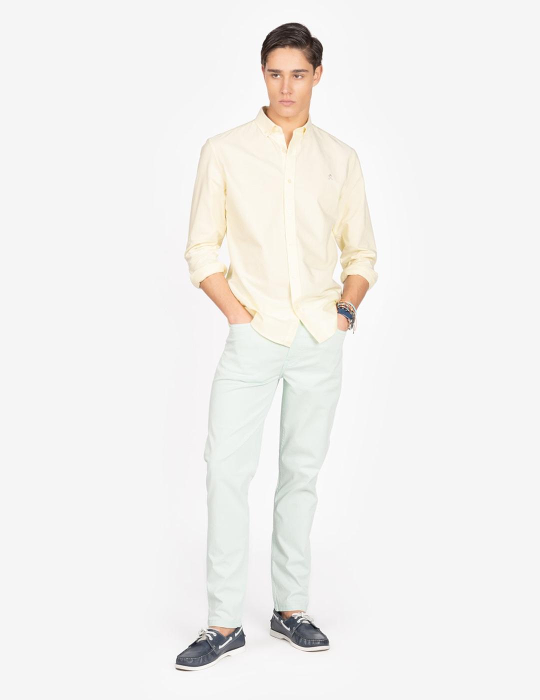 HARPER CAMISA AMARILLO OXFORD COLOURS