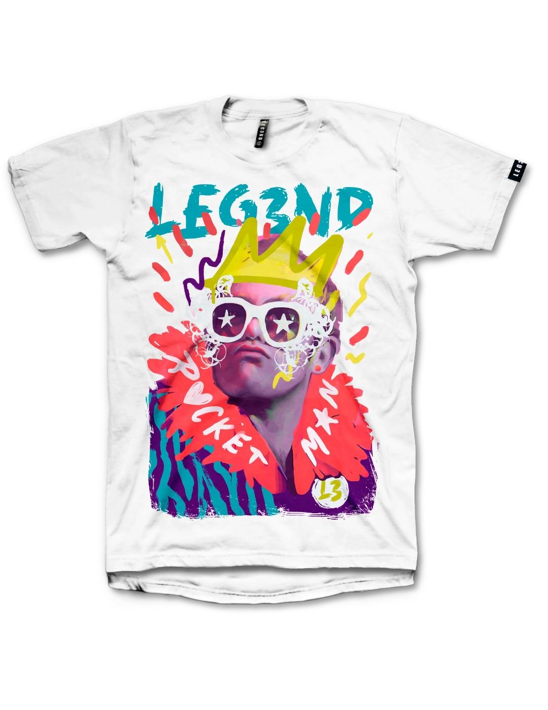 Camisetas Legend en Blanco para Hombre