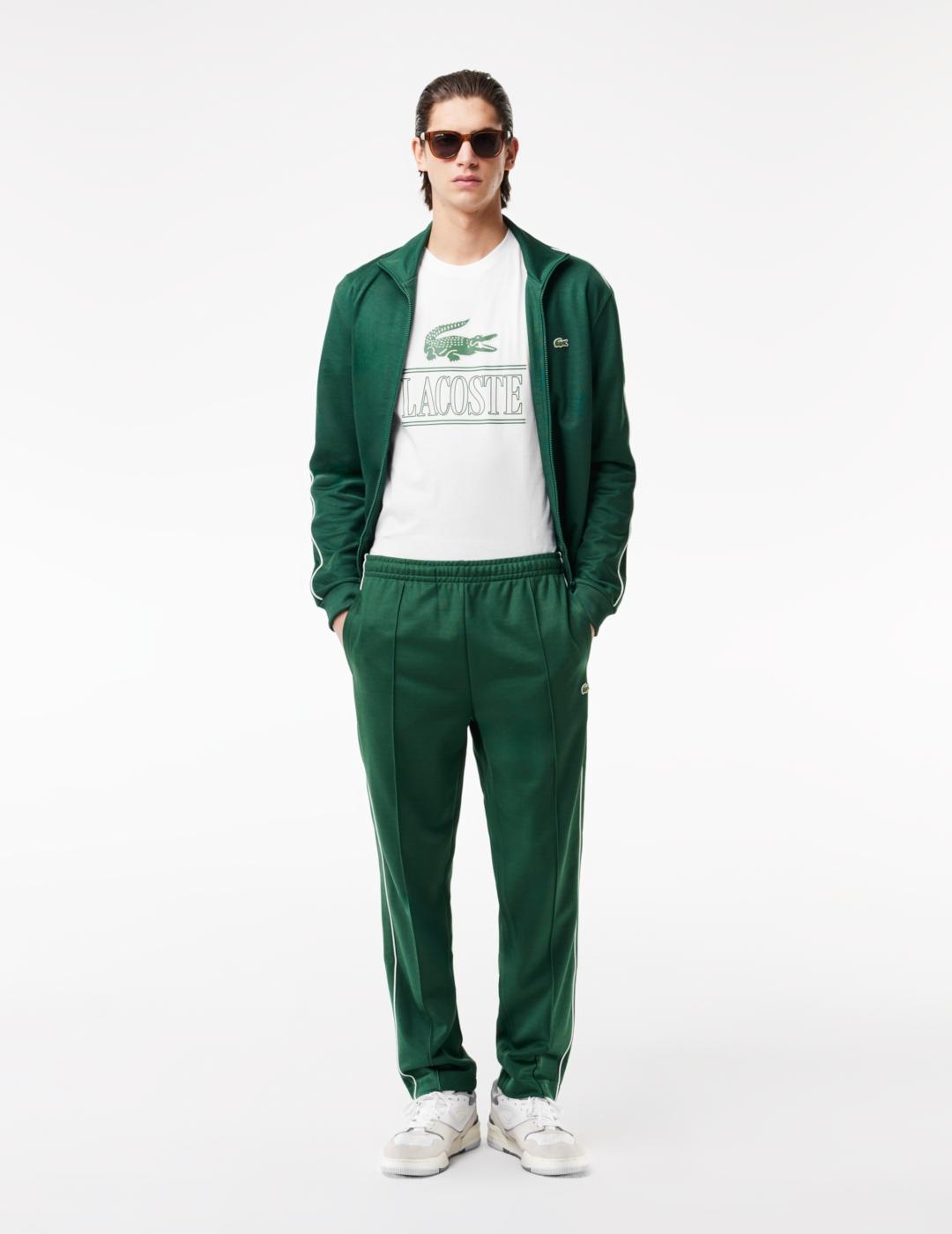 LACOSTE CAMISETA BLANCA REGULAR FIT