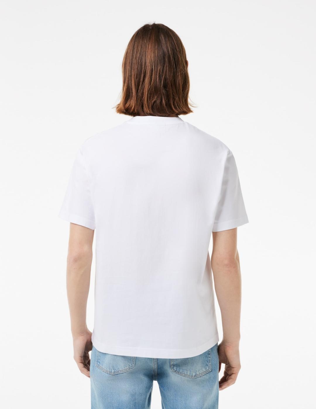 LACOSTE CAMISETA BLANCA CLASSIC FIT
