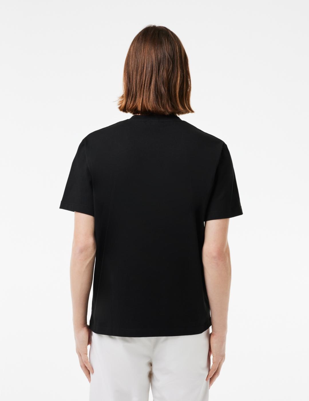 LACOSTE CAMISETA NEGRA CLASSIC FIT1516