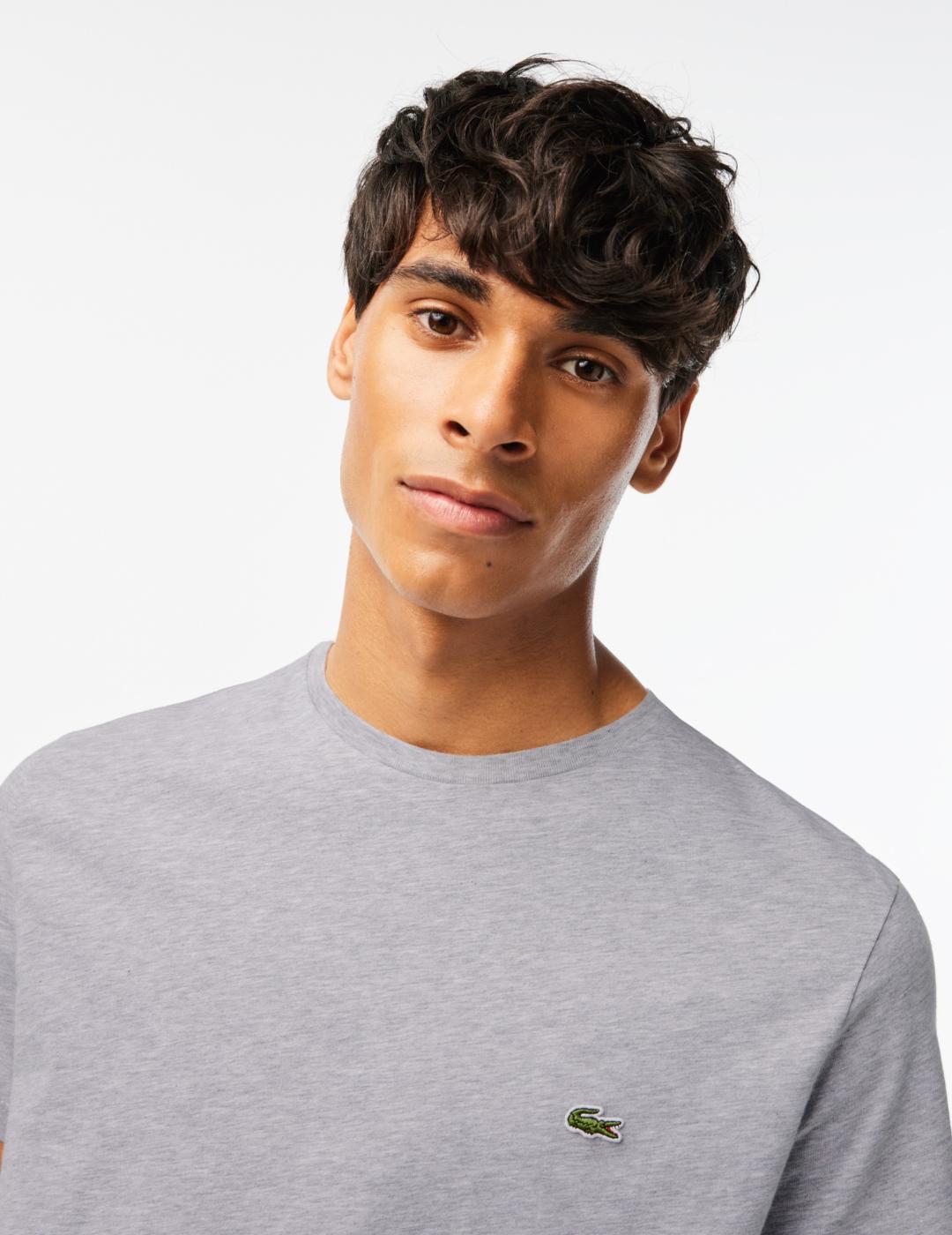 LACOSTE CAMISETA GRIS REGULAR FIT