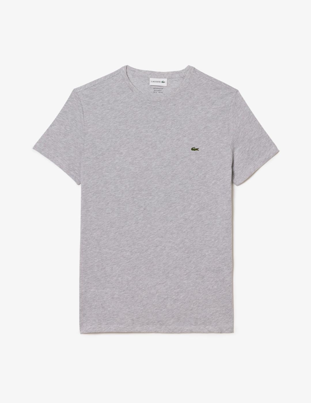 LACOSTE CAMISETA GRIS REGULAR FIT