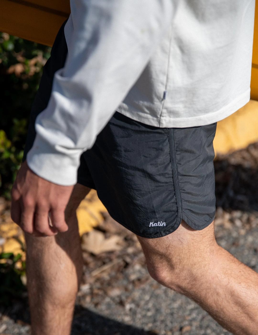 Pantalones cortos KATIN USA negros para hombre.