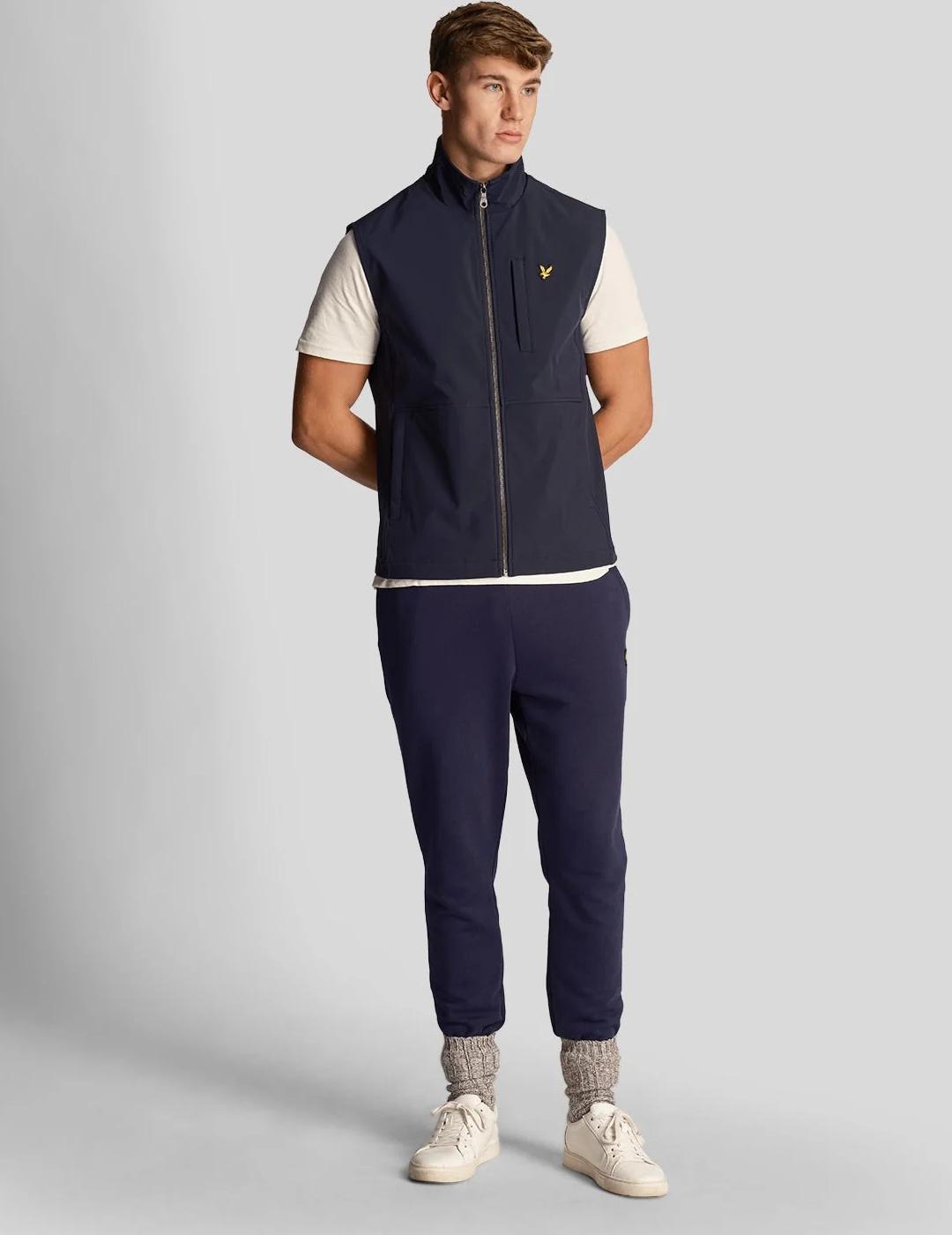 CHALECO LYLE&SCOTT SOFTSHELL MARINO