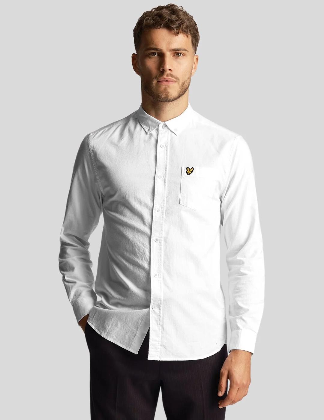 CAMISA LYLE&SCOTT OXFORD WHITE
