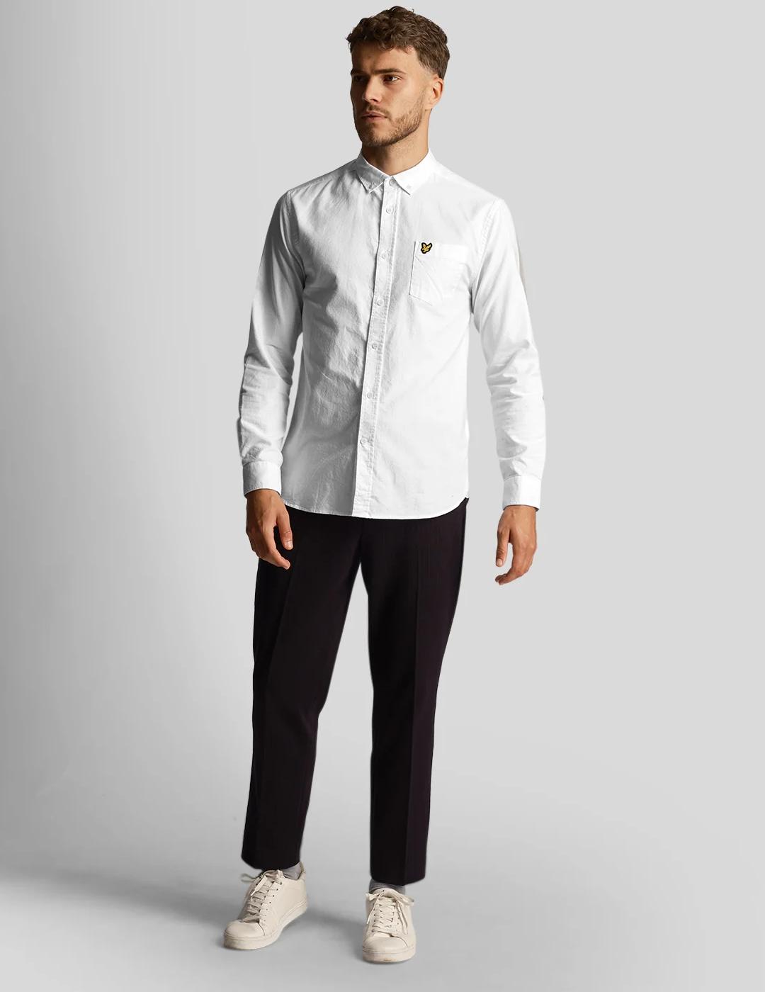 CAMISA LYLE&SCOTT OXFORD WHITE