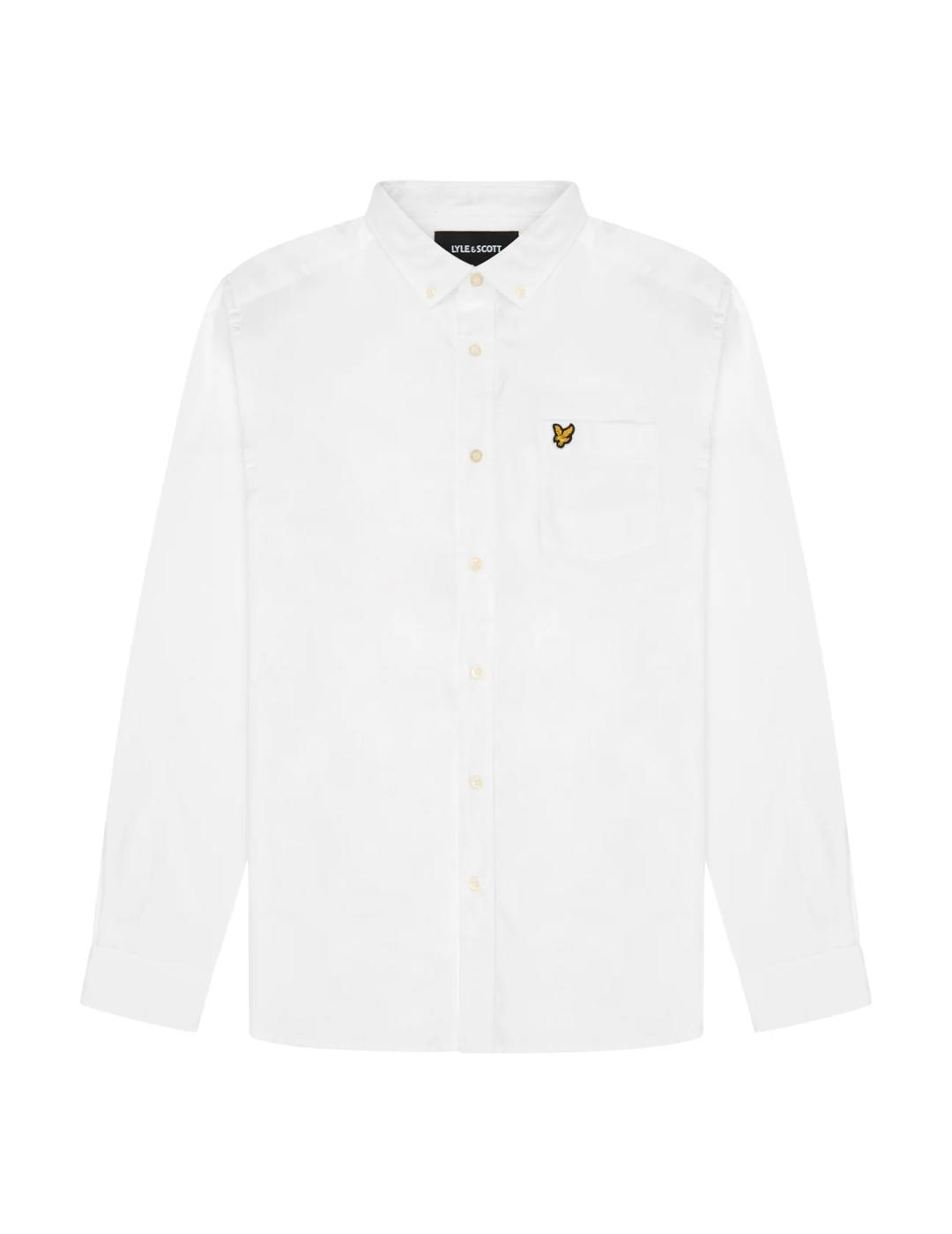 CAMISA LYLE&SCOTT OXFORD WHITE