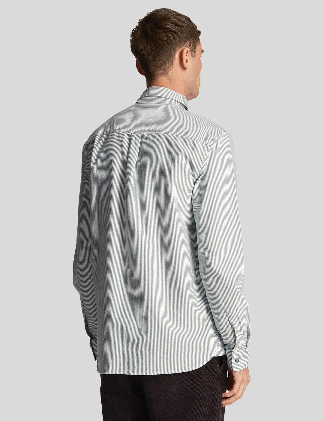 CAMISA LYLE&SCOTT STRIPE GREEN