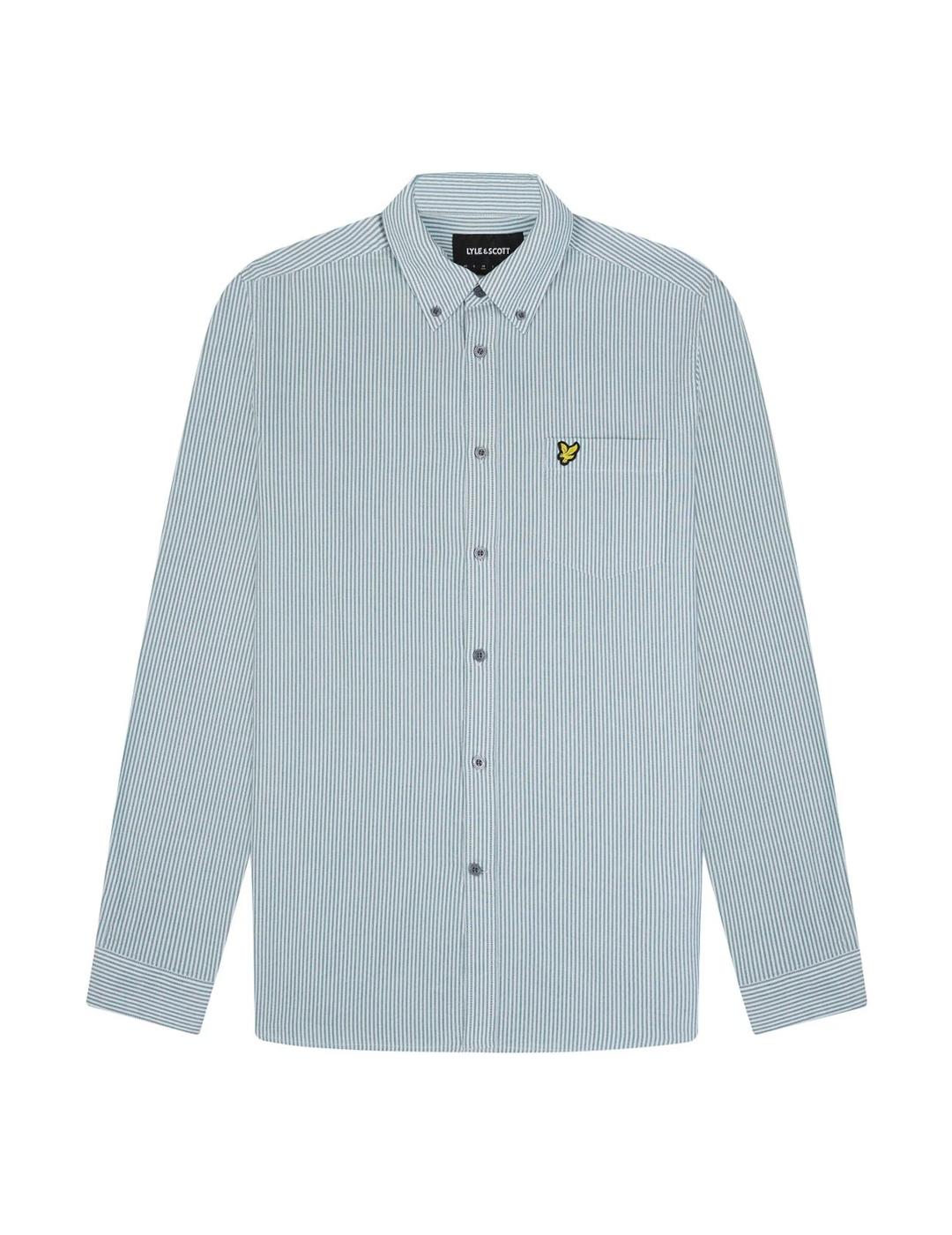 CAMISA LYLE&SCOTT STRIPE GREEN